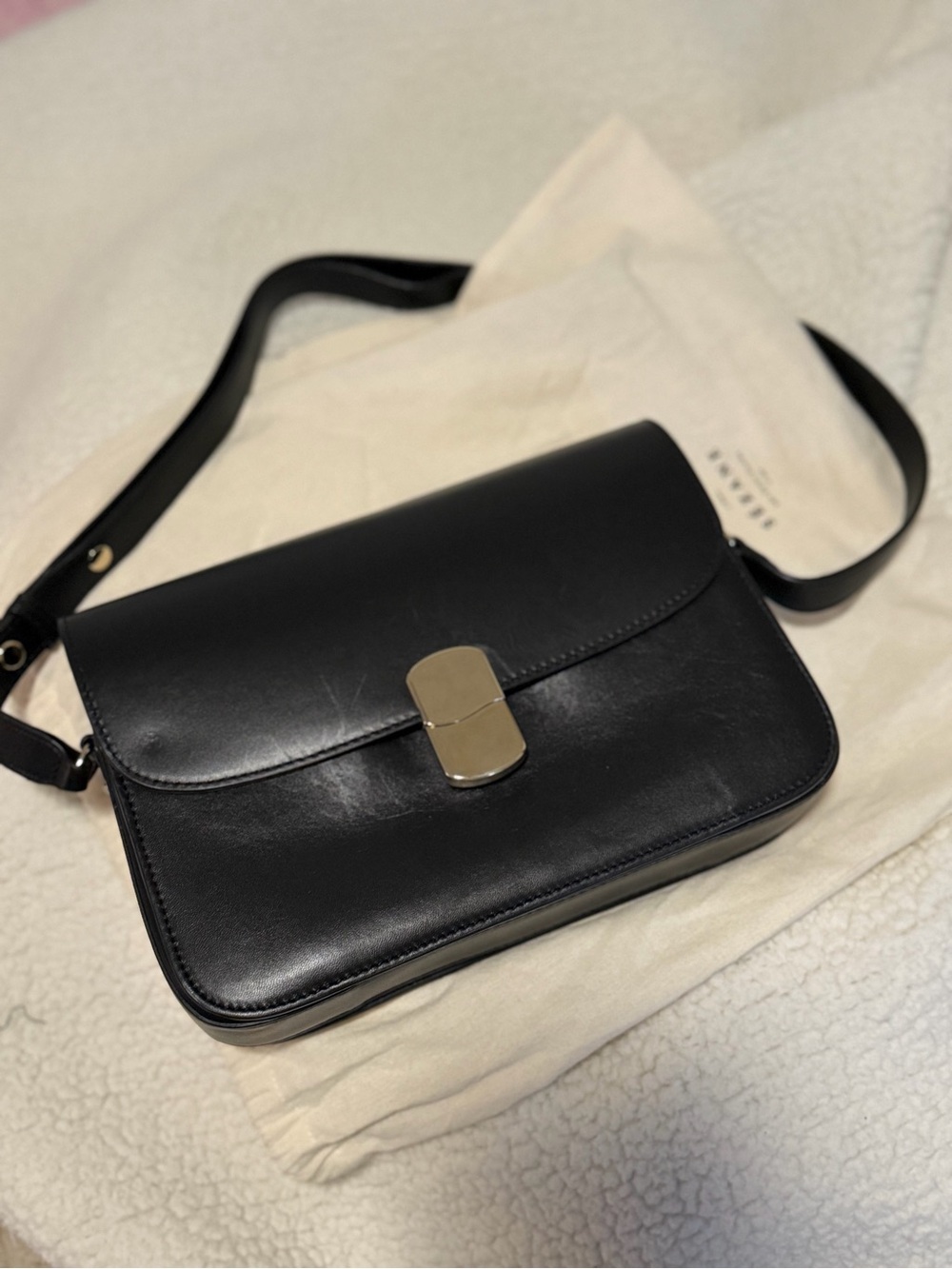 Sezane Milo Classic Bag Crossbody Bag